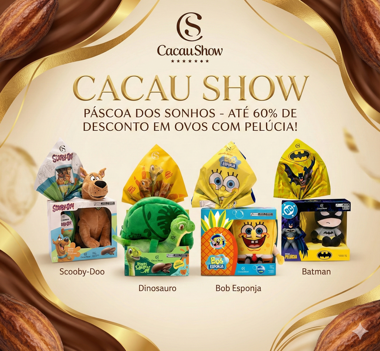 Banner Promocional Cacau Show